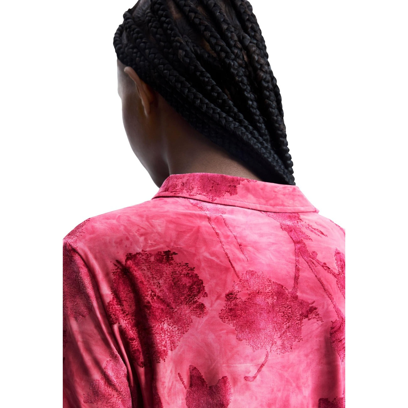 516579 Desigual Camicia Fuxia Donna