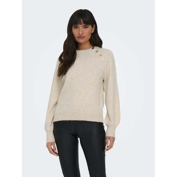 Onllemma Female L/S Crew Neck Jewel Top Maglia Donna
