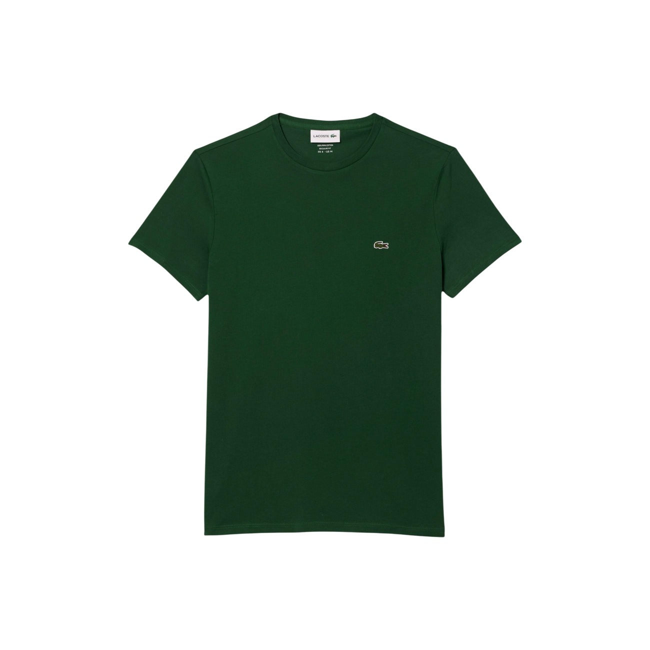 2412594 Lacoste T-Shirt Verde Uomo