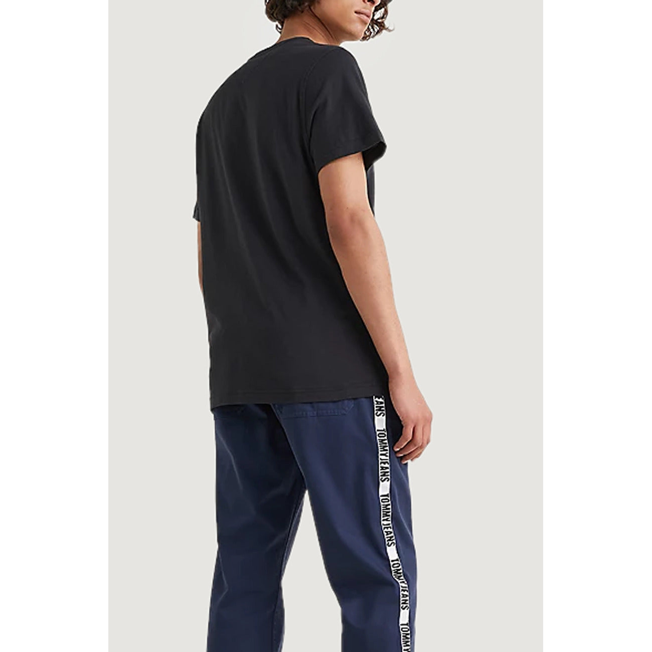 168285 Tommy Hilfiger T-Shirt Nero Cotone Uomo