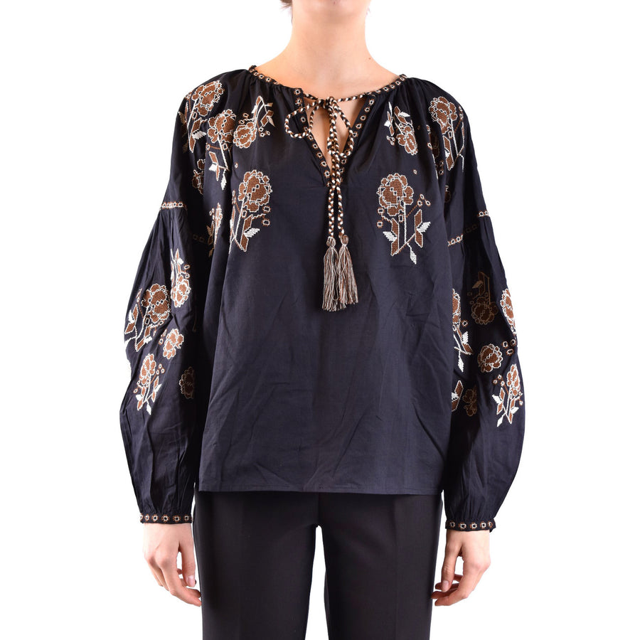 Blusa Ricamata con Nappe
