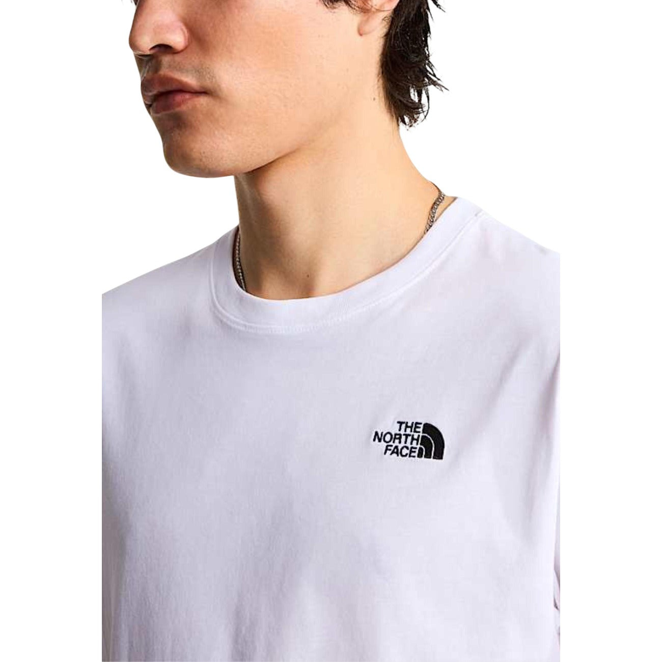 2450749 The North Face T-Shirt Bianca Cotone Poliestere Uomo