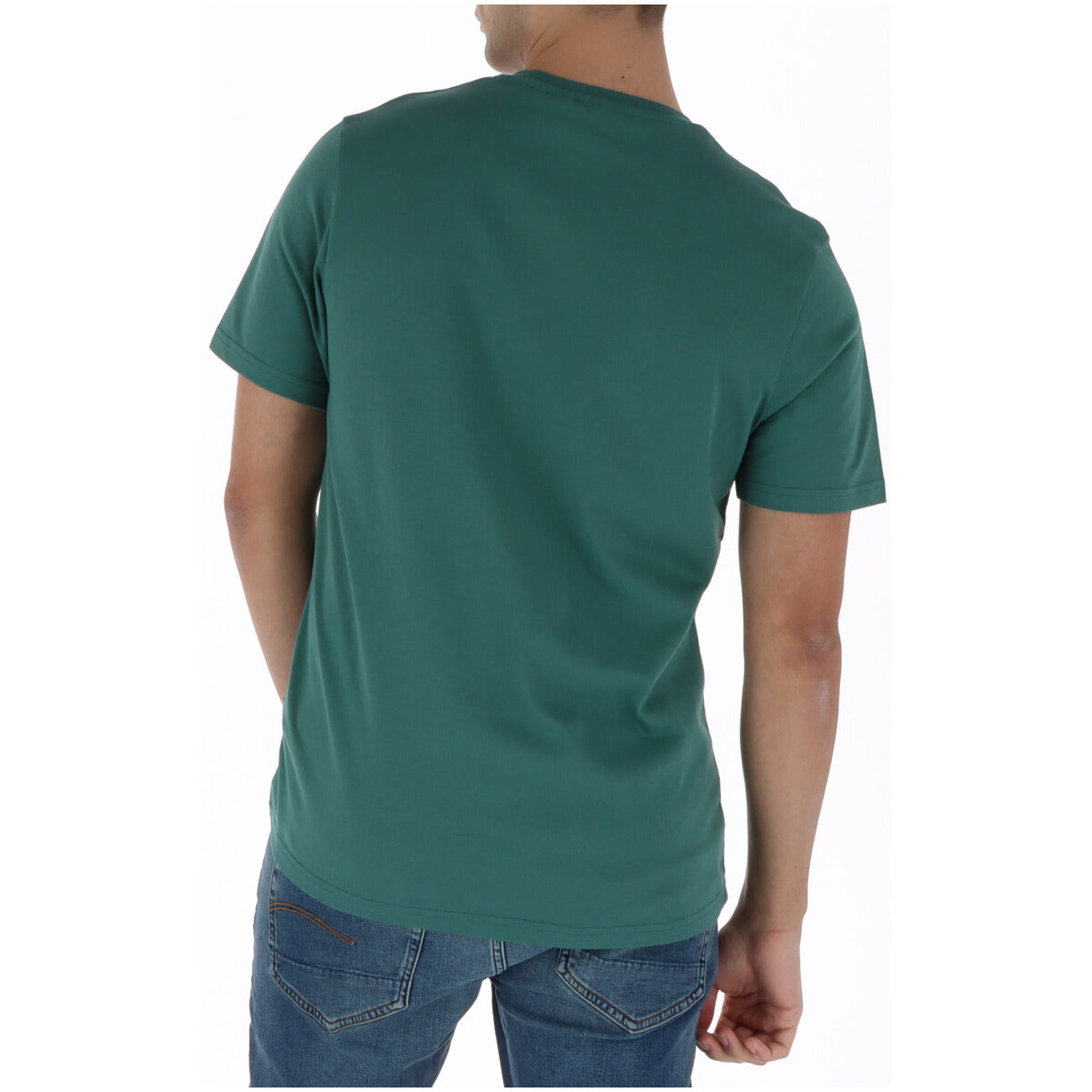 2456693 Lyle & Scott T-Shirt Verde Uomo