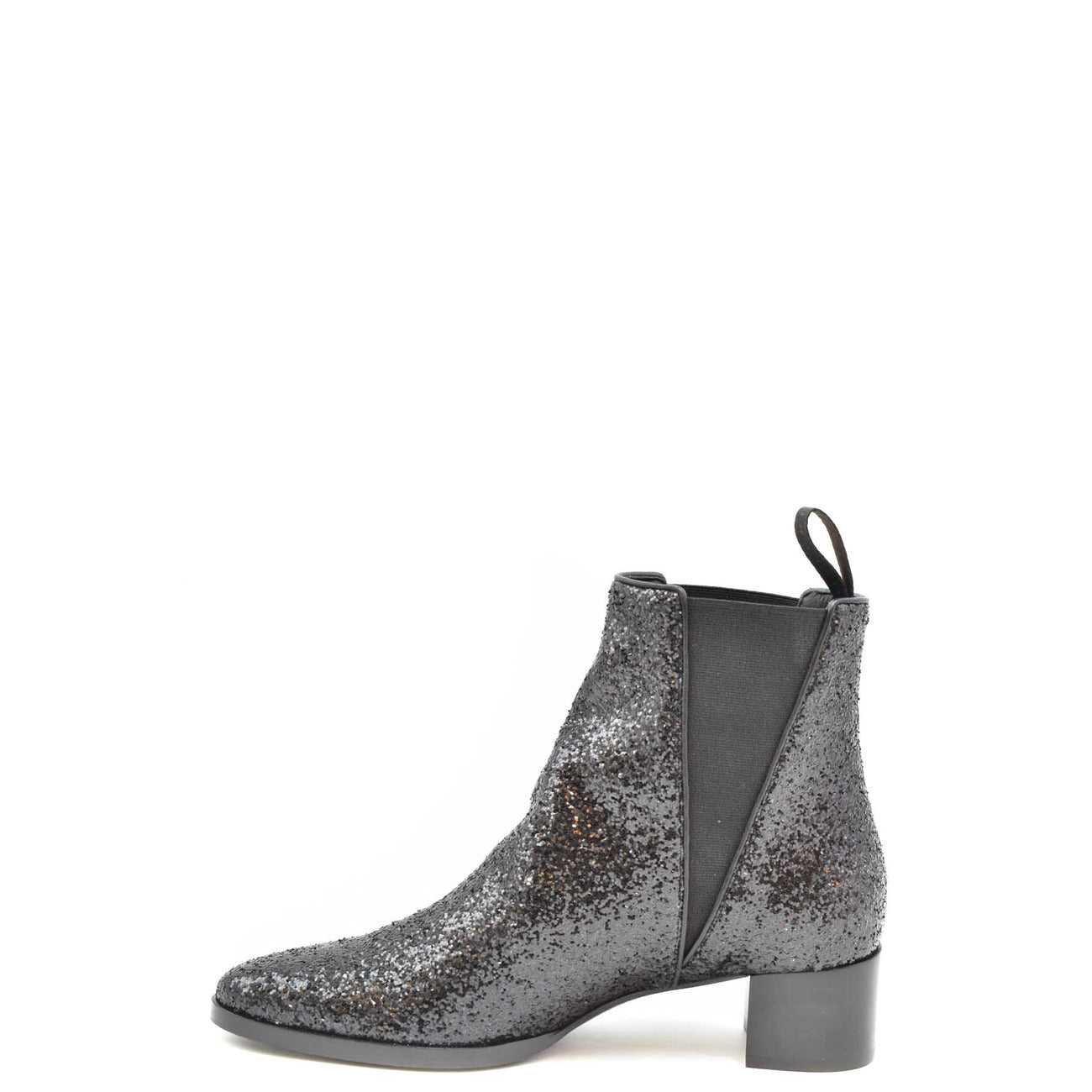 2437846 Giuseppe Zanotti Stivaletti Neri Pelle Strass Donna