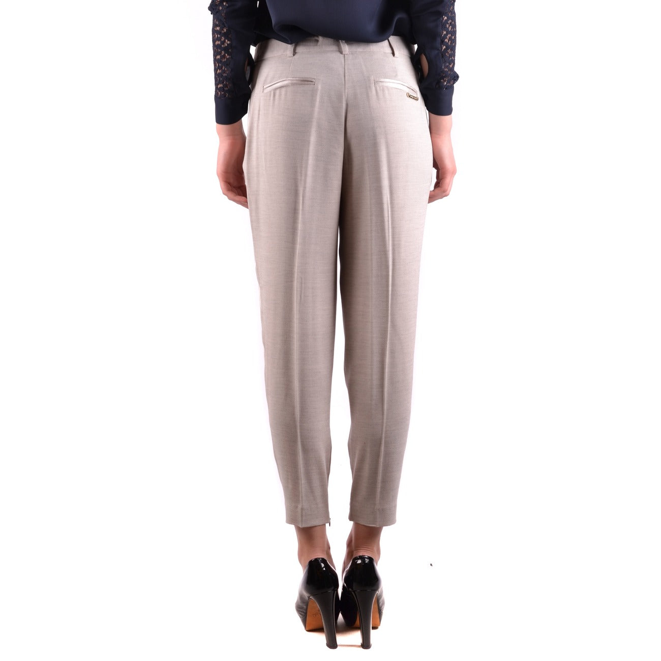 487086 Twin-Set Simona Barbieri Pantaloni Grigio Donna