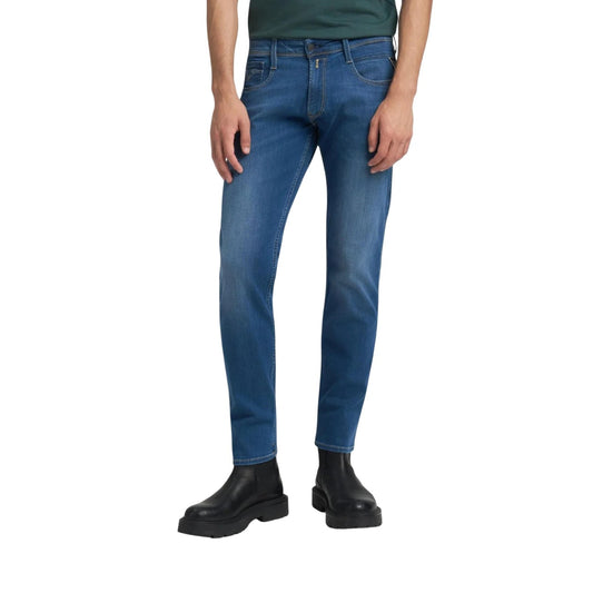 2460970 Replay Jeans Blu Stretch Uomo