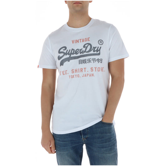 2456714 Superdry T-Shirt Bianco Stampa Uomo