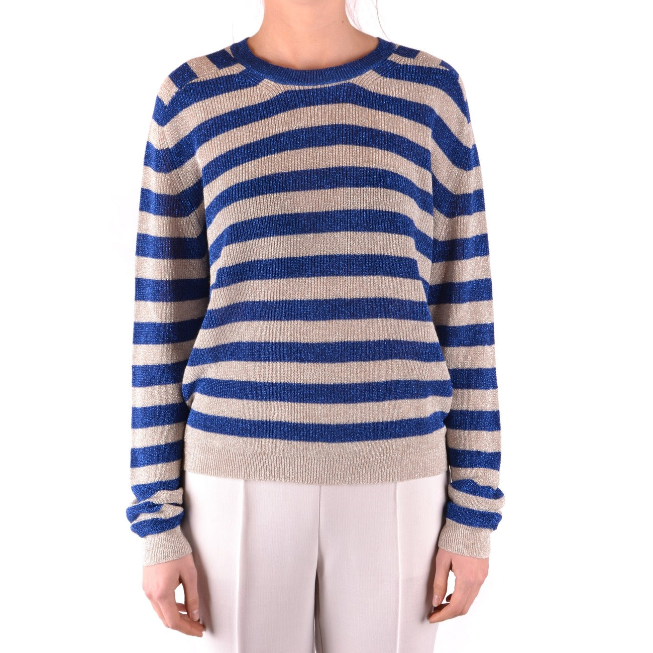 2443375 Laneus Maglia Blu Righe Donna