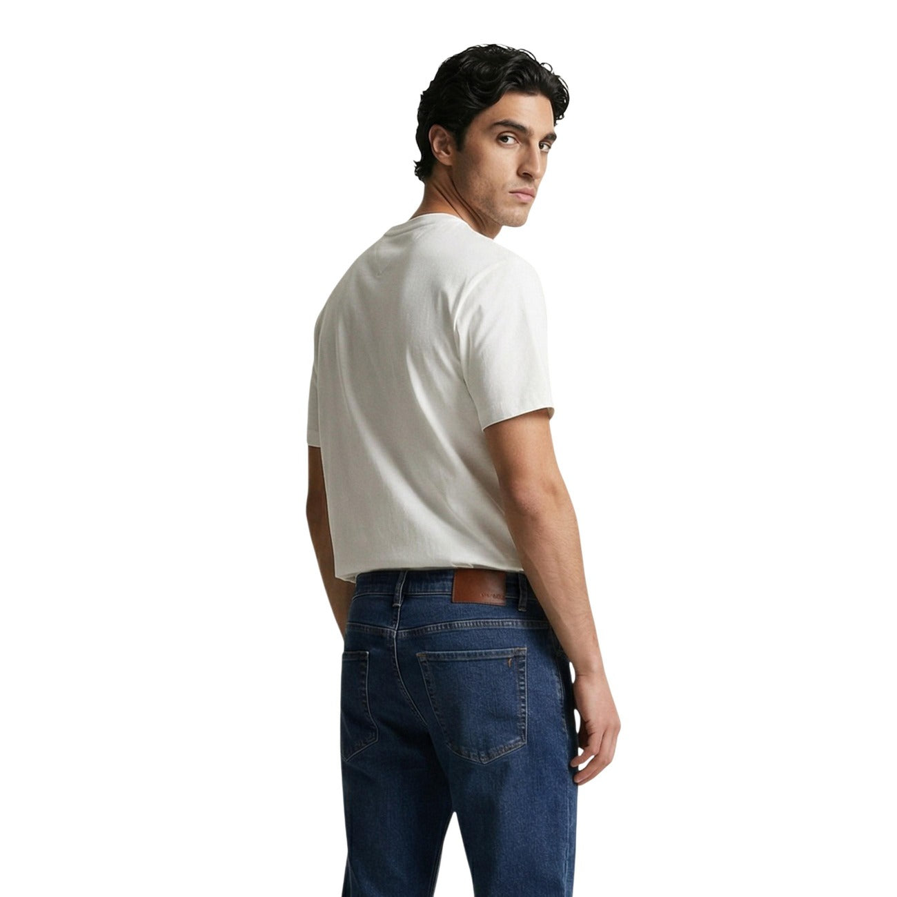 2453388 Tommy Hilfiger Jeans T-Shirt Beige Uomo
