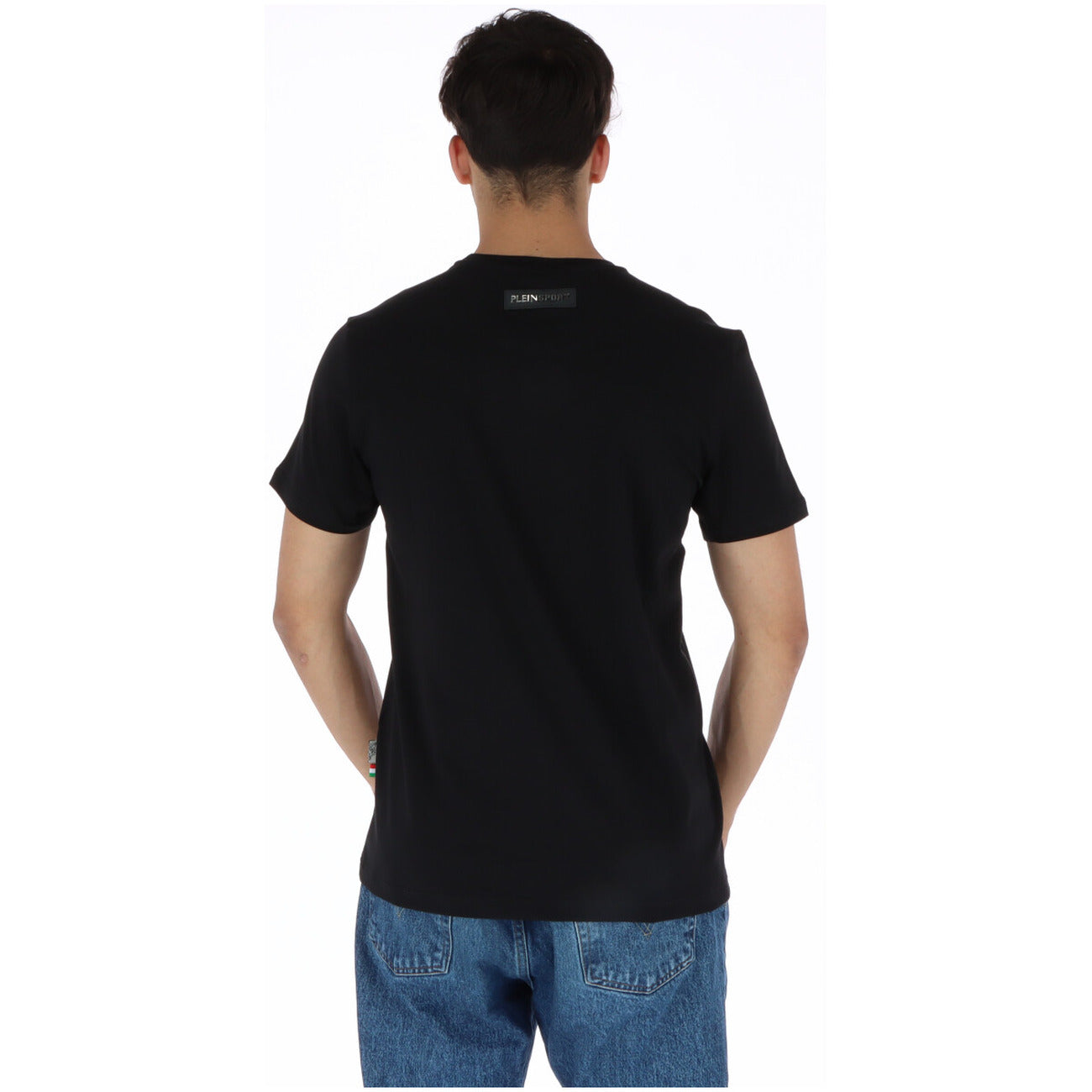 444074 Plein Sport T-Shirt Nero Stampa Uomo