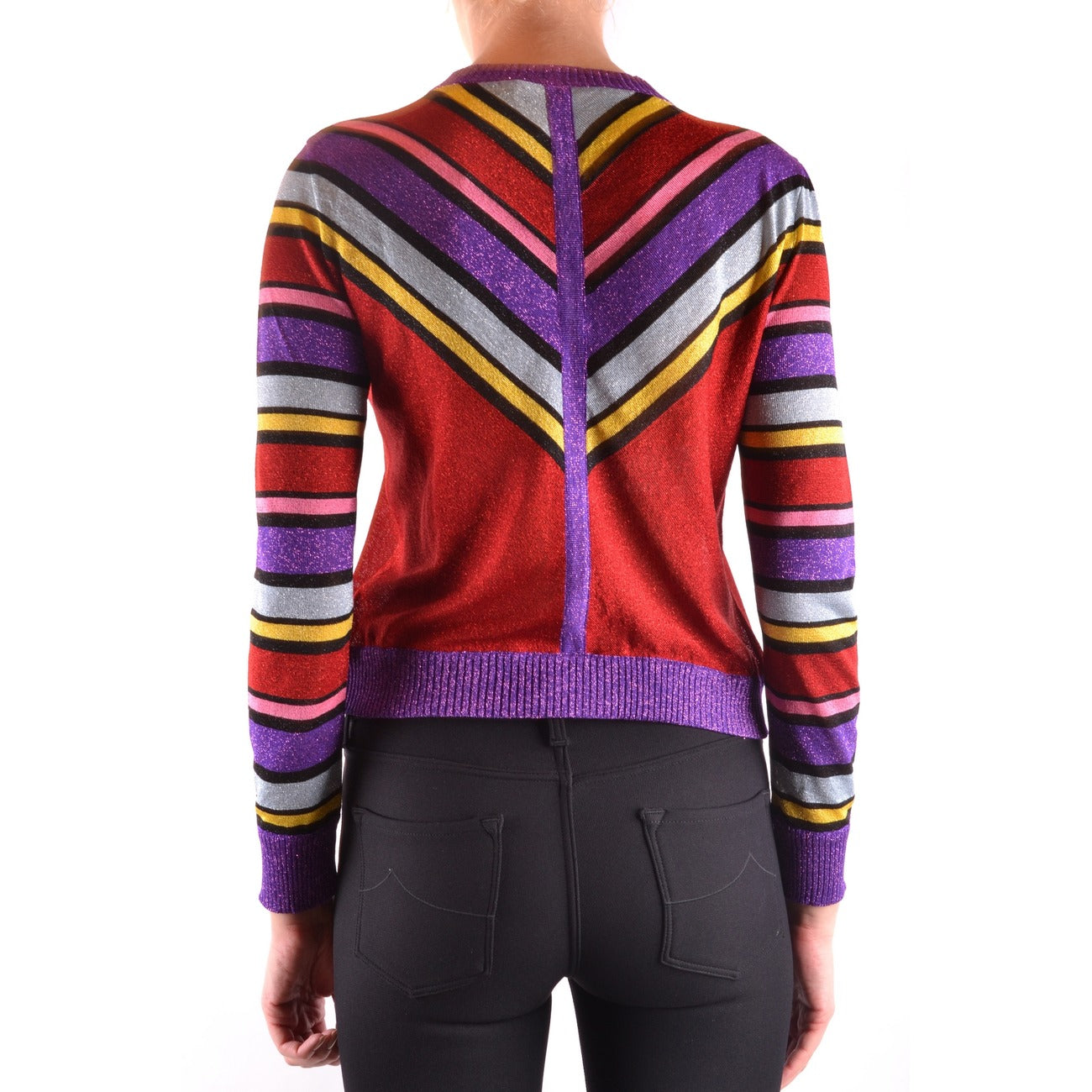 2432410 Philosophy Maglia Rossa Righe Donna