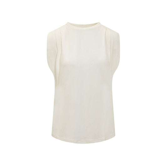 489609 Michael Kors Canotta Bianca Cotone Donna