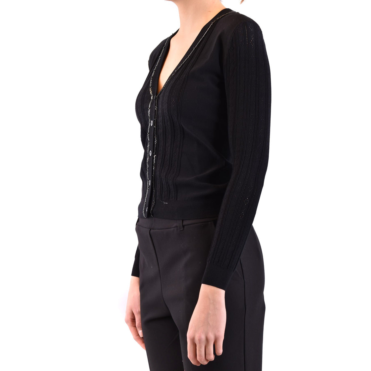 2425939 Boutique Moschino Cardigan Nero Donna