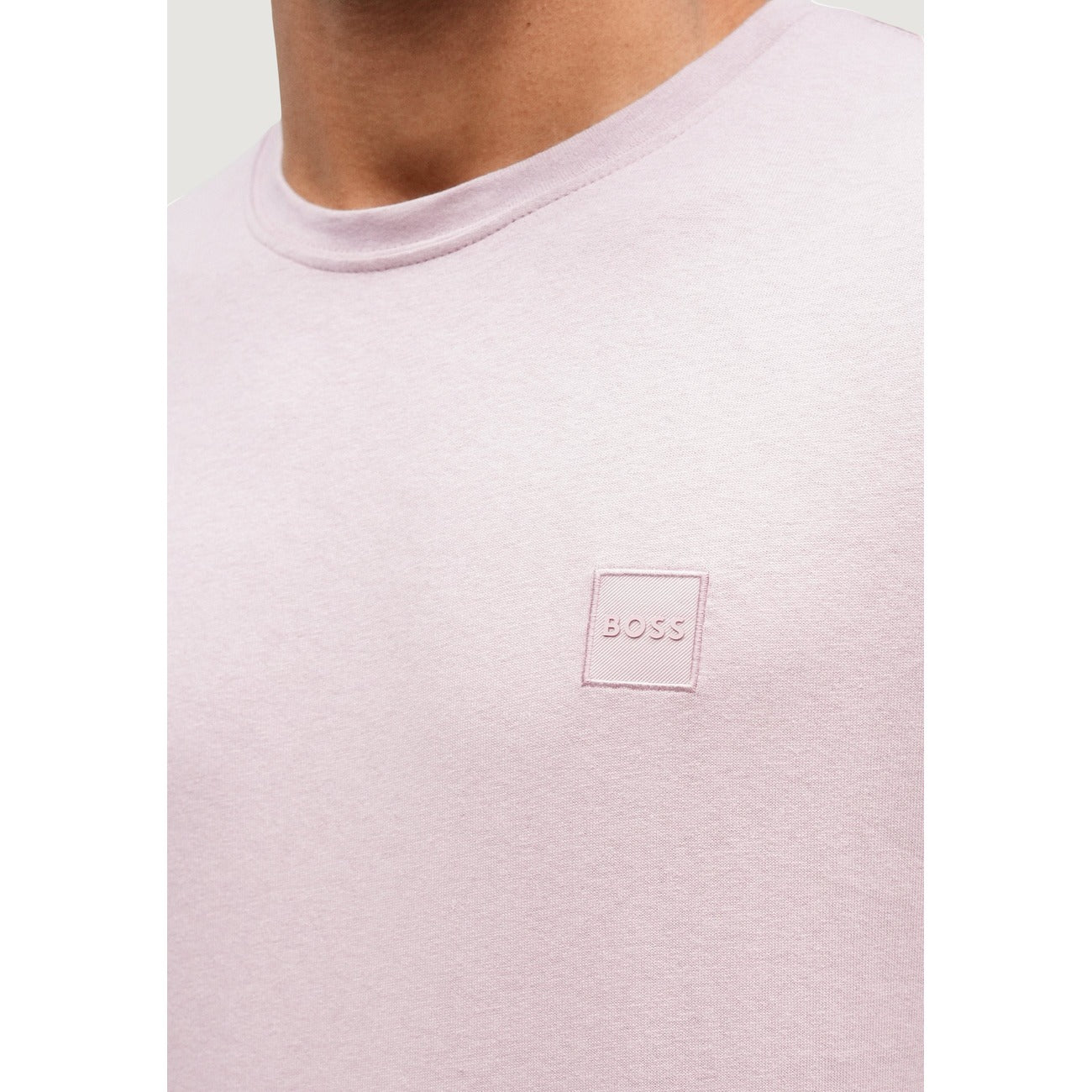 2449332 Boss T-Shirt Rosa 100% Cotone Uomo