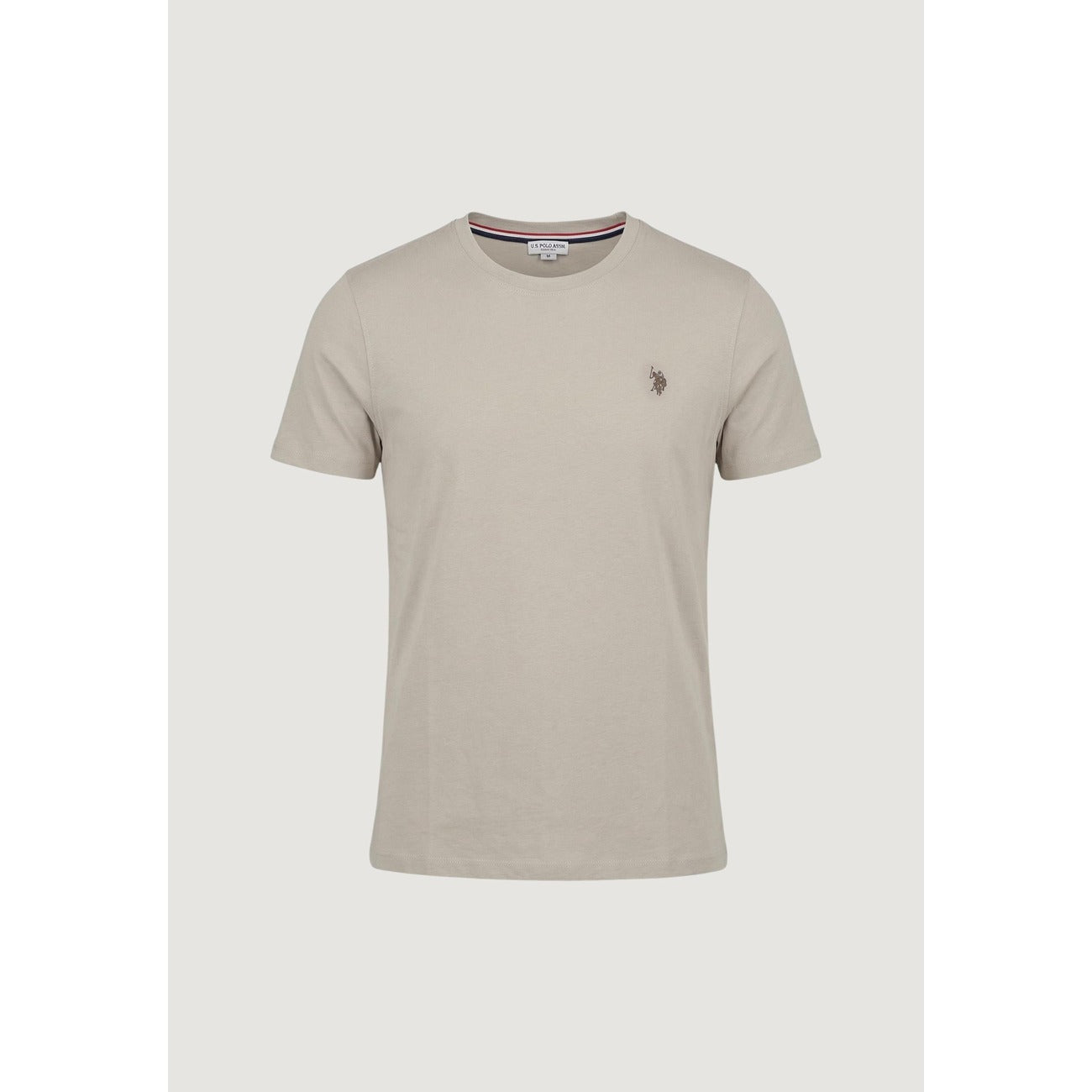 2460725 U.S. Polo Assn. T-Shirt Beige Uomo