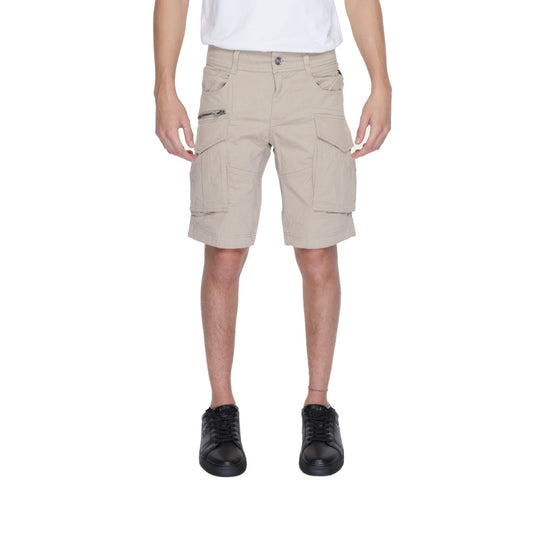 2291402 Replay Bermuda Beige Multipocket Uomo