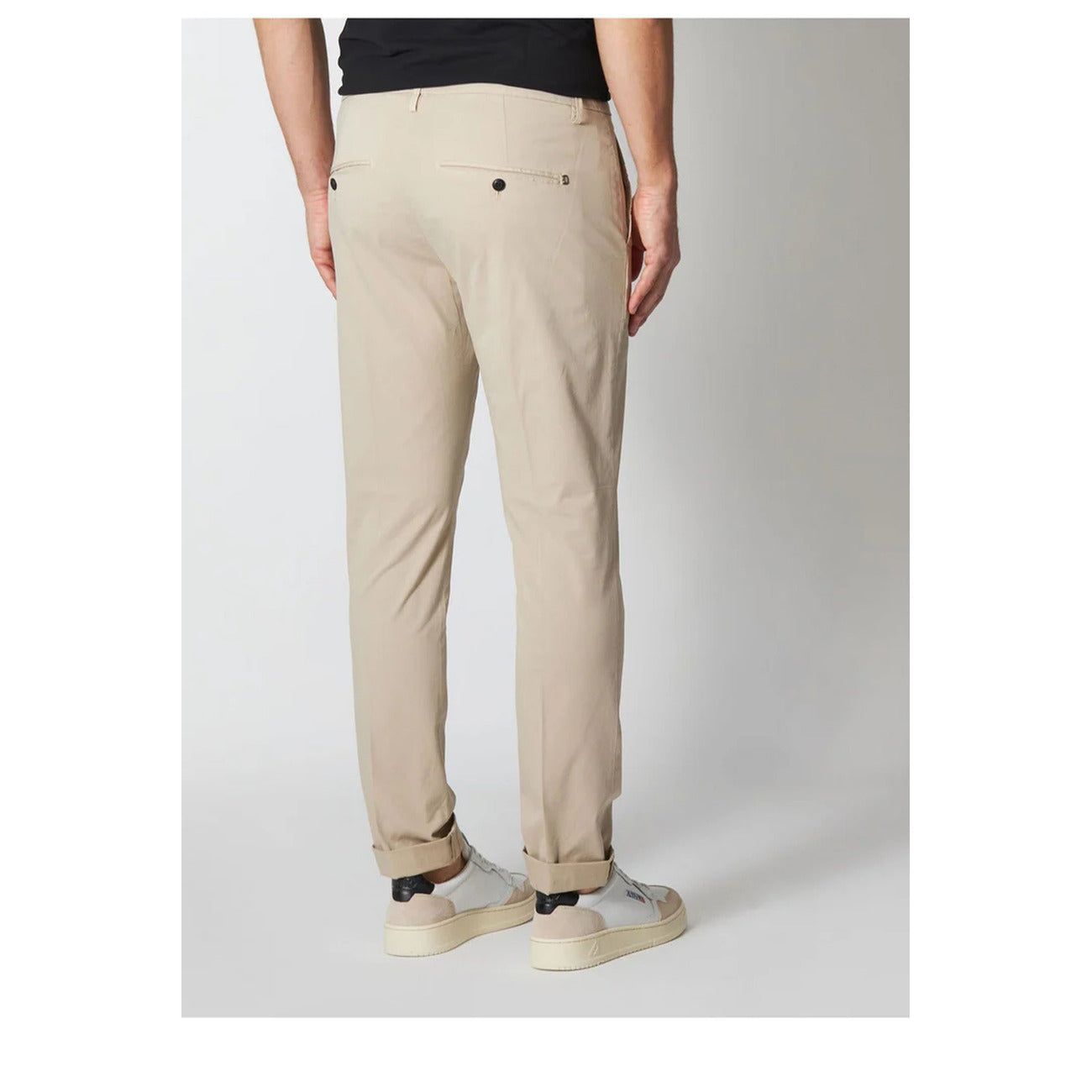 2429952 Dondup Pantaloni Beige Cotone Elastan Uomo