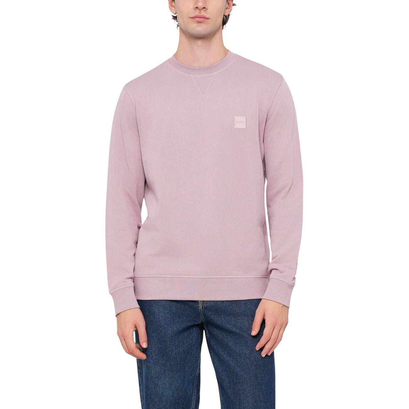 2449322 Boss Felpa Rosa Uomo