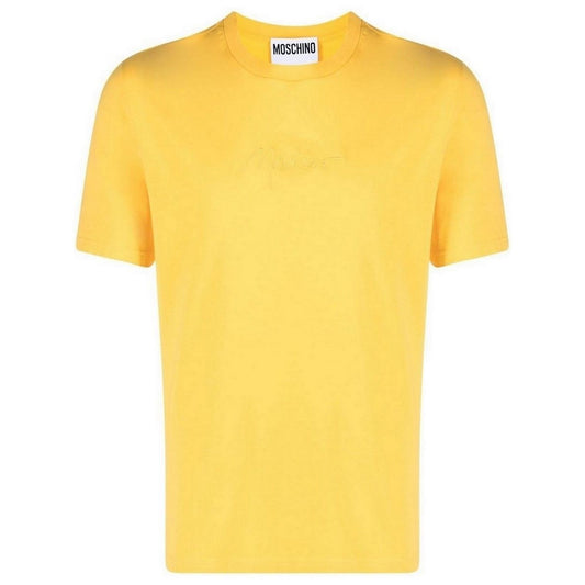 2424973 Moschino T-Shirt Gialla Uomo