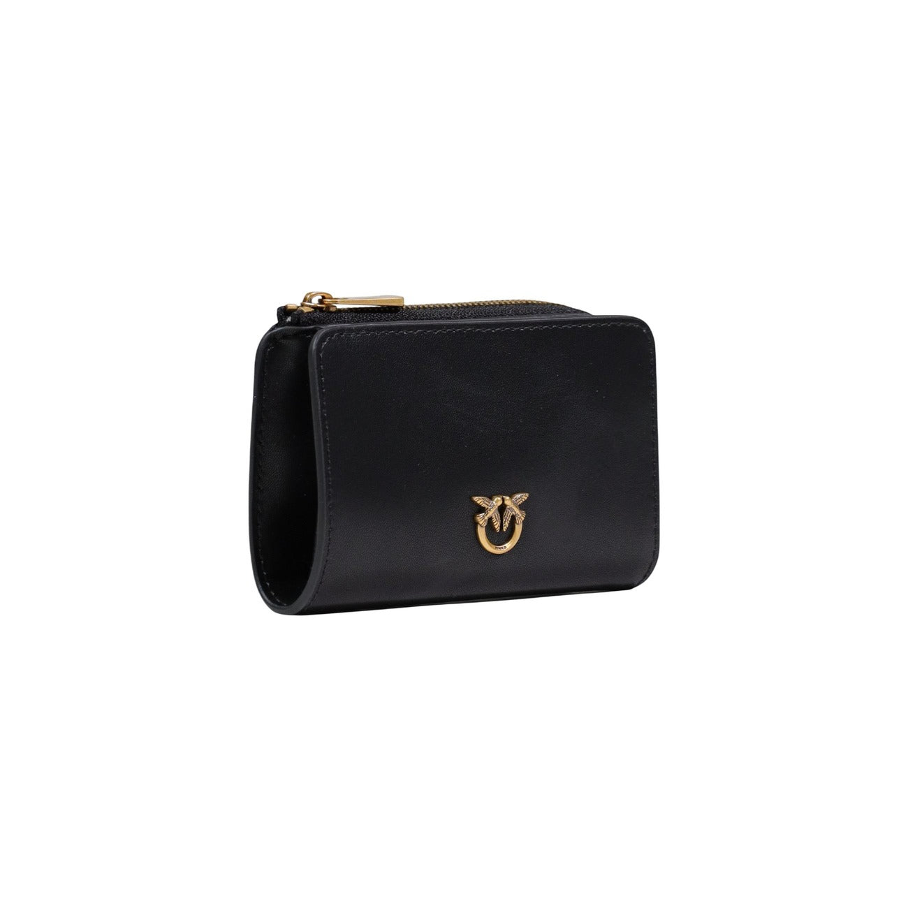 2449954 Pinko Portafogli Nero Pelle Cerniera Scomparti Donna