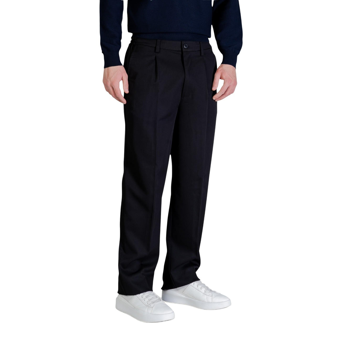 2448497 Only & Sons Pantaloni Nero Poliestere Uomo