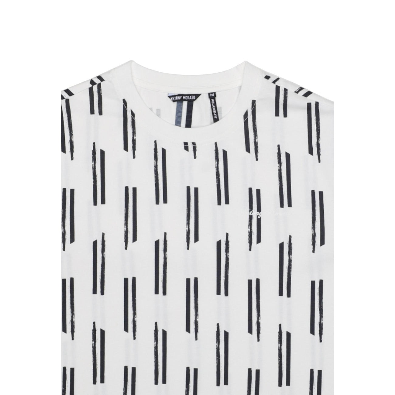 2451745 Antony Morato T-Shirt Blu Stampa 100% Cotone Uomo