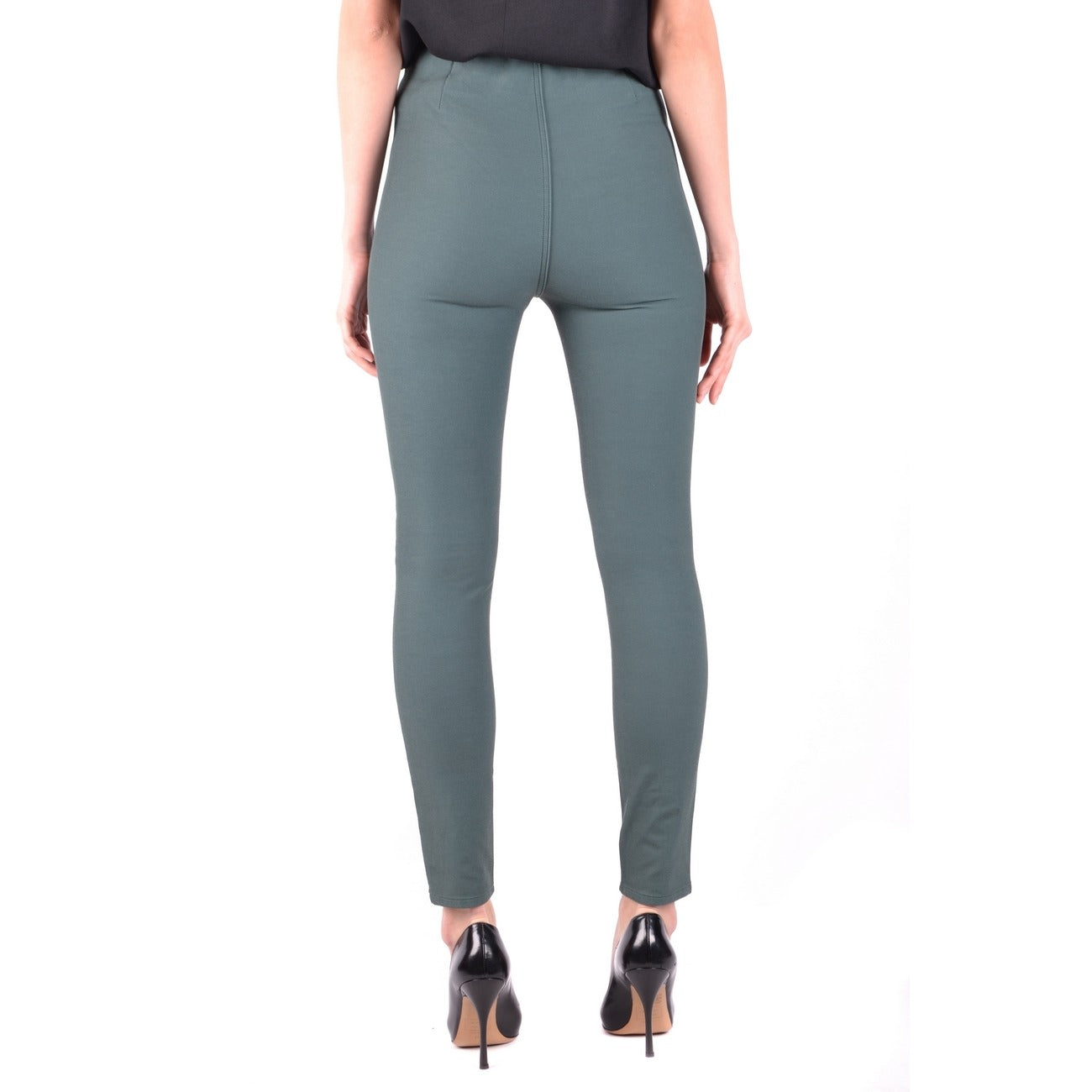 2437705 Jacob Cohen Pantaloni Verdi Cotone Elastan Made Italy Donna