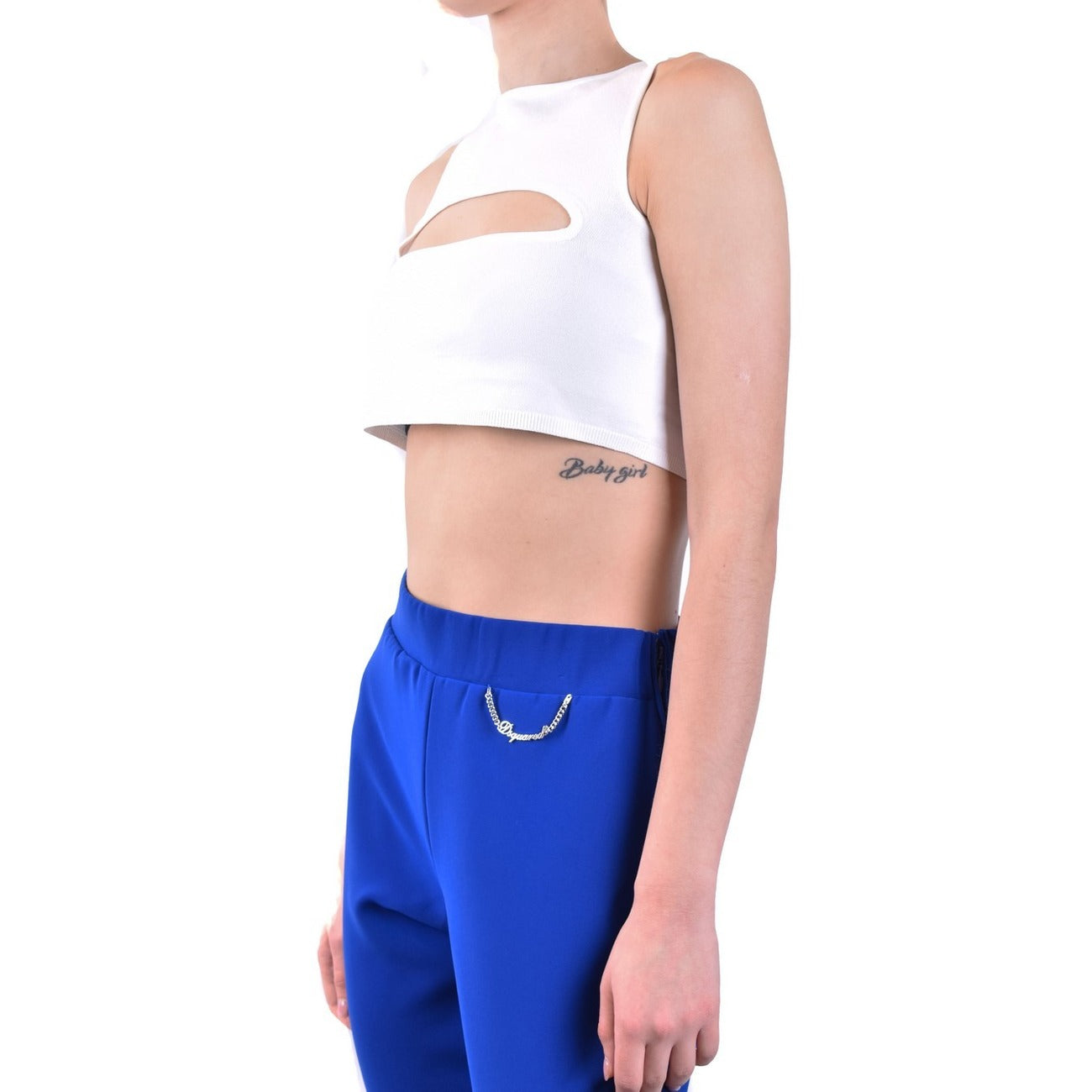 2425046 Dsquared2 Top Bianco Donna
