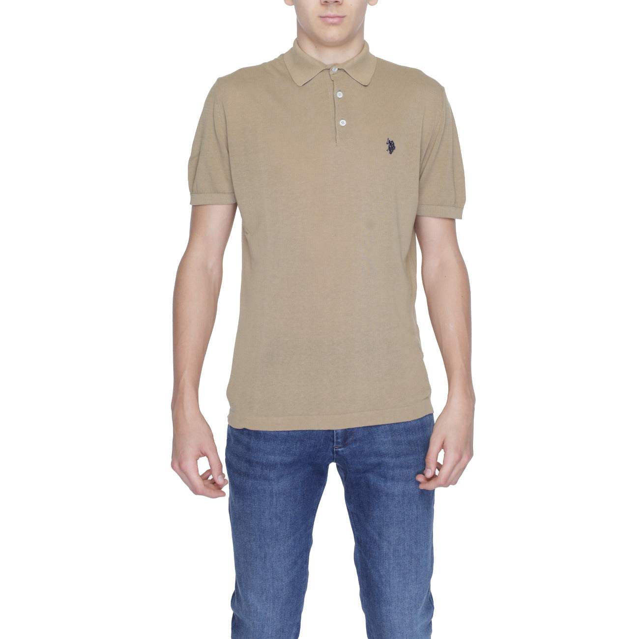 2230519 U.S. Polo Assn. Polo Beige Uomo