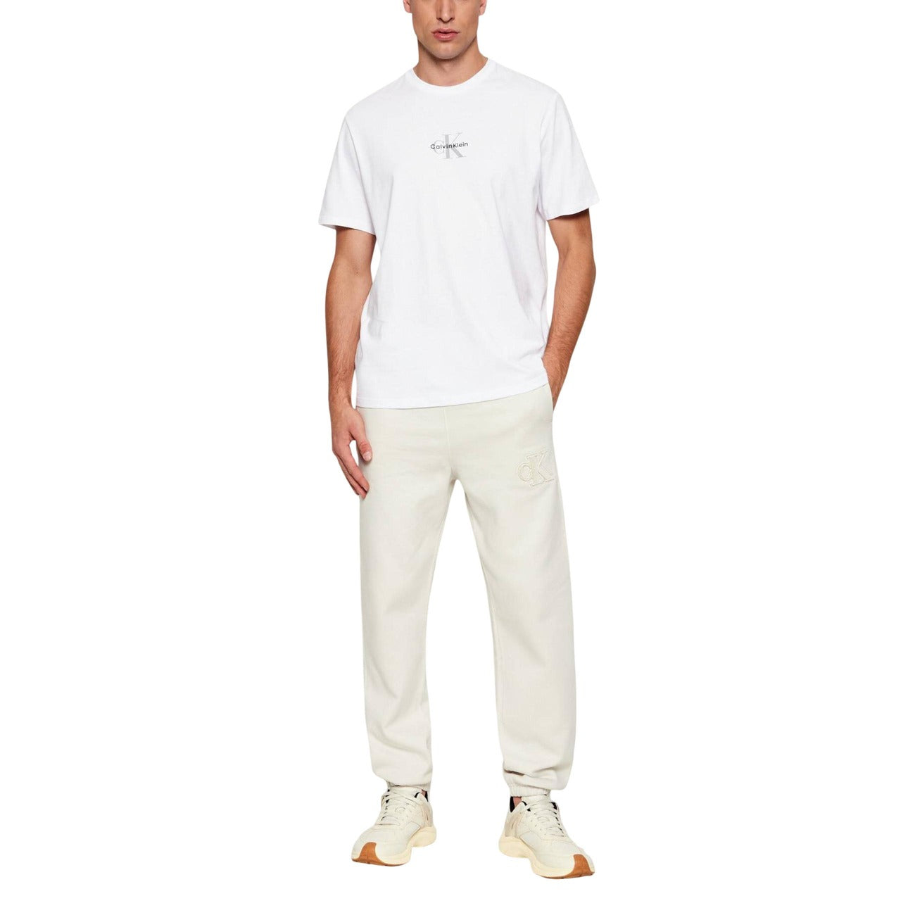 2446300 Calvin Klein Jeans T-Shirt Bianca Uomo