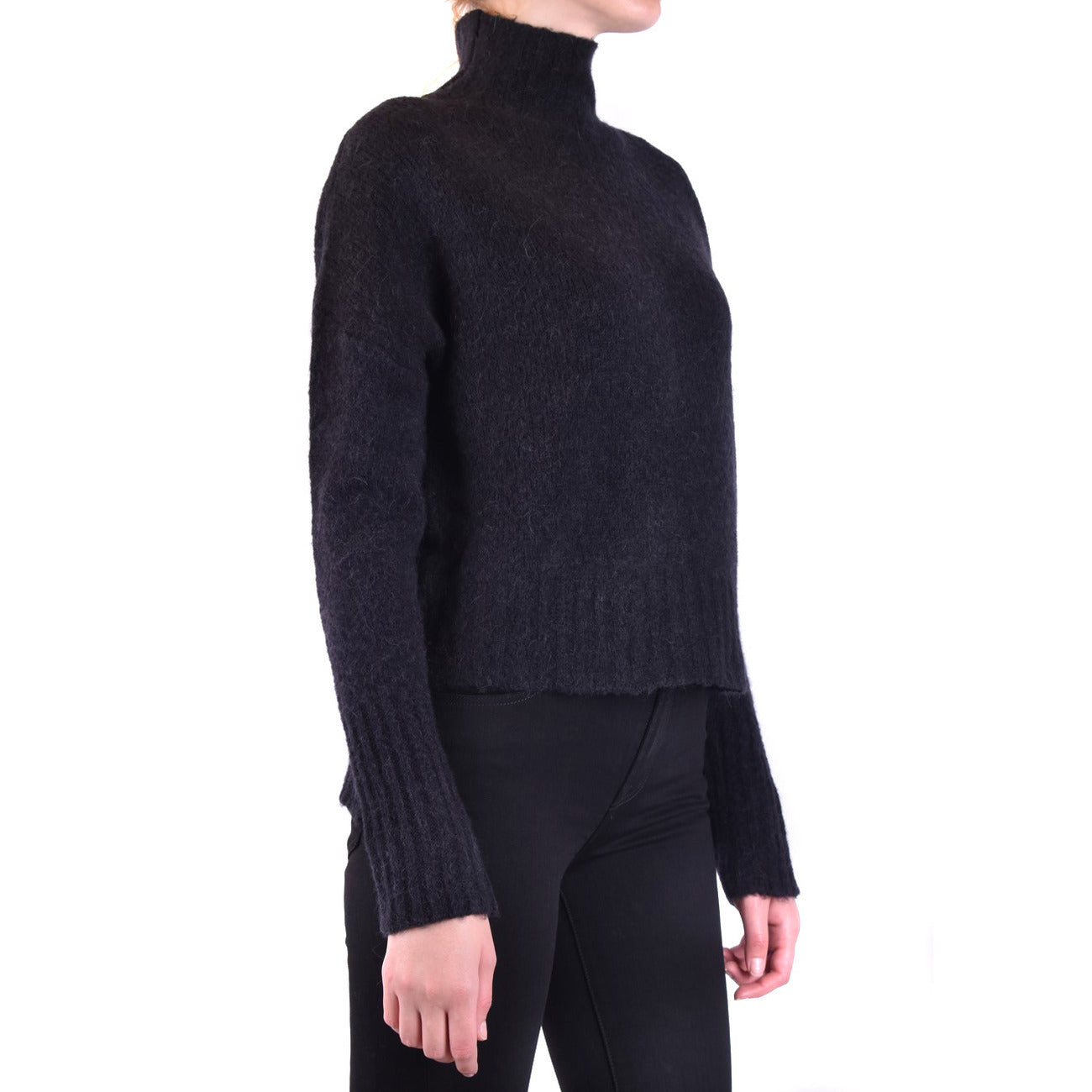 2423375 Pinko Maglia Nera Donna Alpaca 39% Lana 39%
