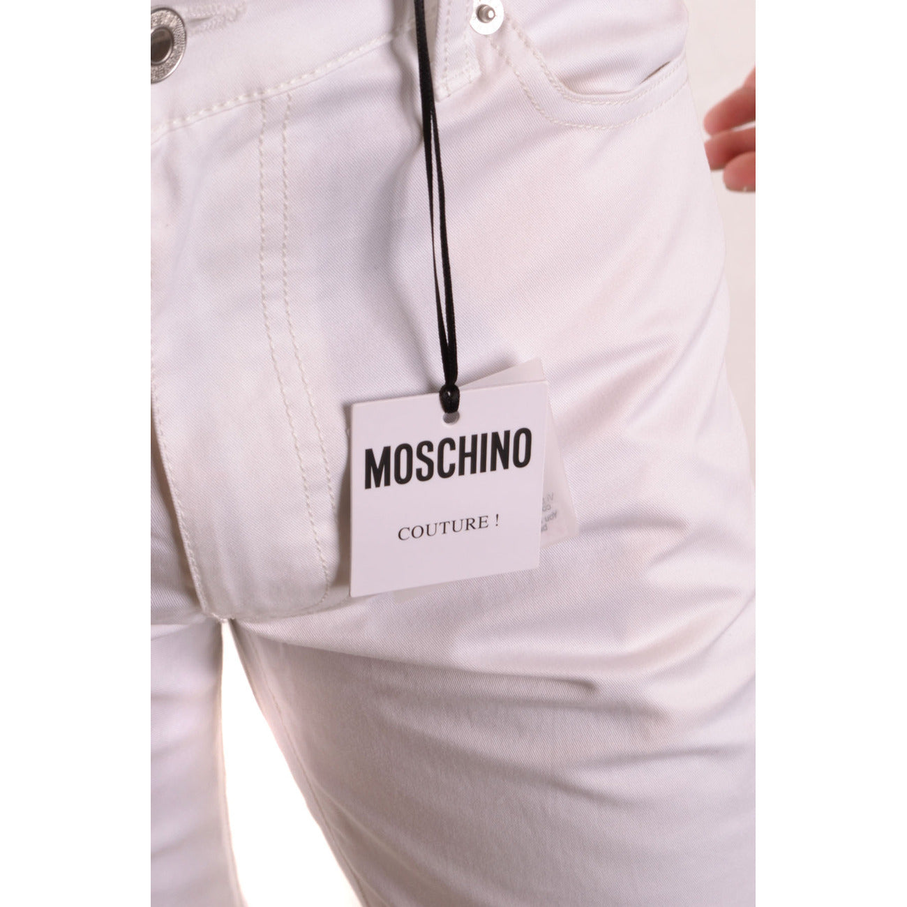 2432206 Moschino Bermuda Bianco Uomo