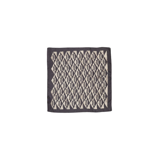 2457536 Alviero Martini Prima Classe Sciarpa Nero Stampa Donna