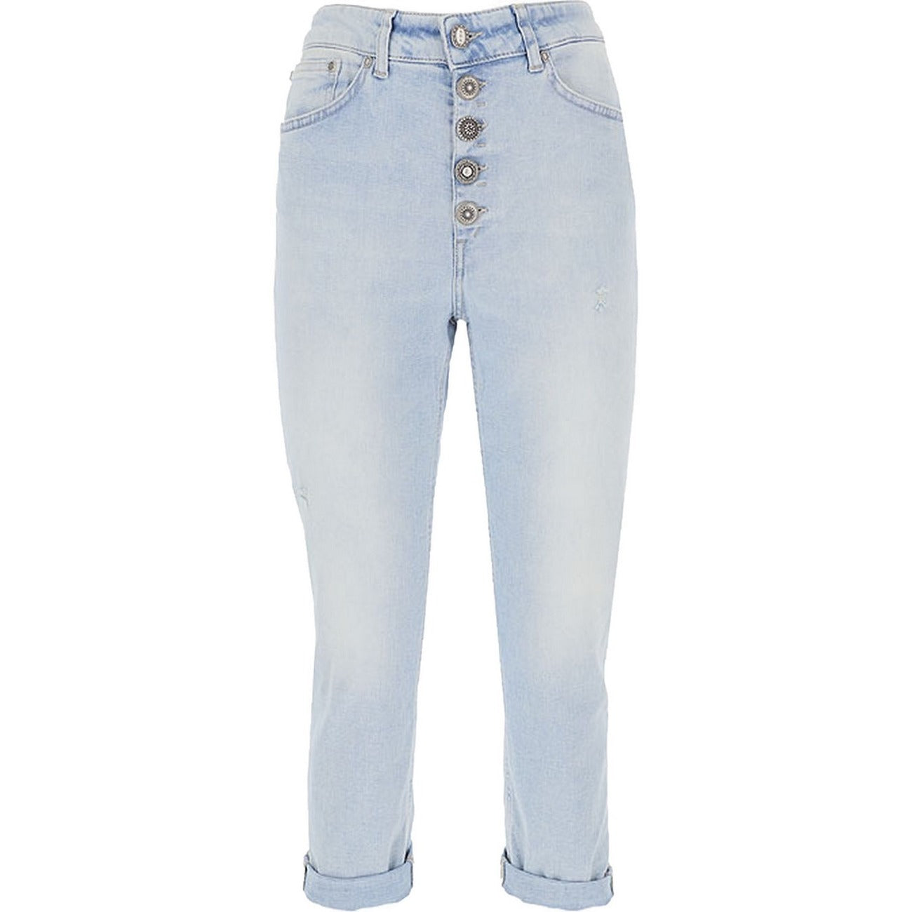 488953 Dondup Jeans Azzurri Effetto Consumato Donna