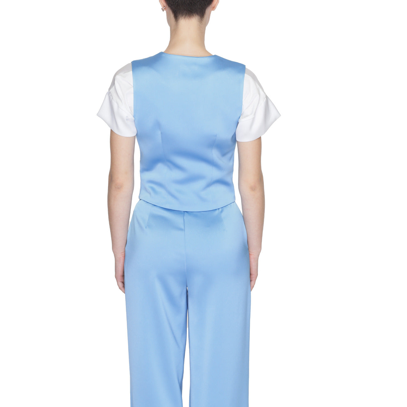 473043 Silence Gilet Azzurro Donna Primavera/Estate