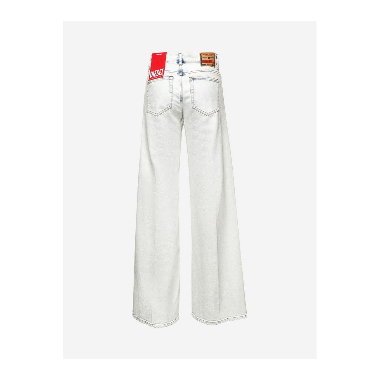 2449170 Diesel Jeans Bianchi Colorati Zip Bottone Tasche Donna