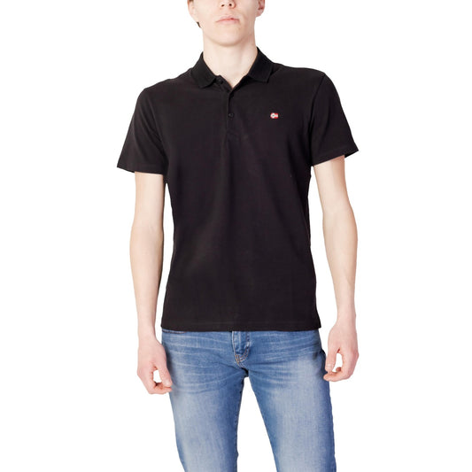 2422808 Napapijri Polo Nero Uomo