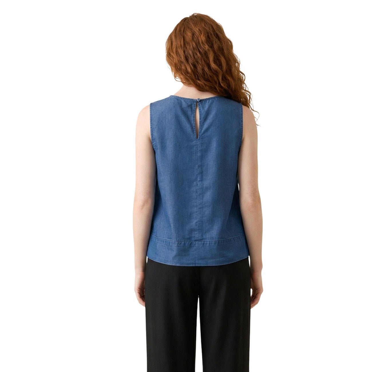 515655 Only Blouse Blu Smanicata Donna
