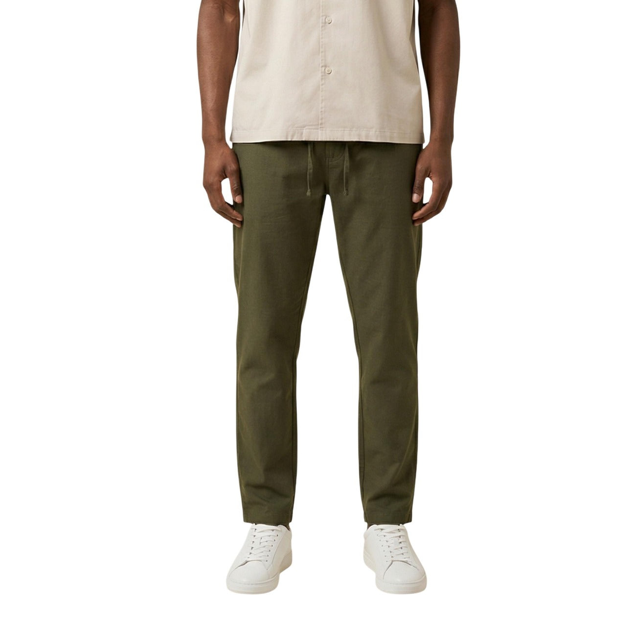 2458644 Only & Sons Pantaloni Verde Cotone Uomo