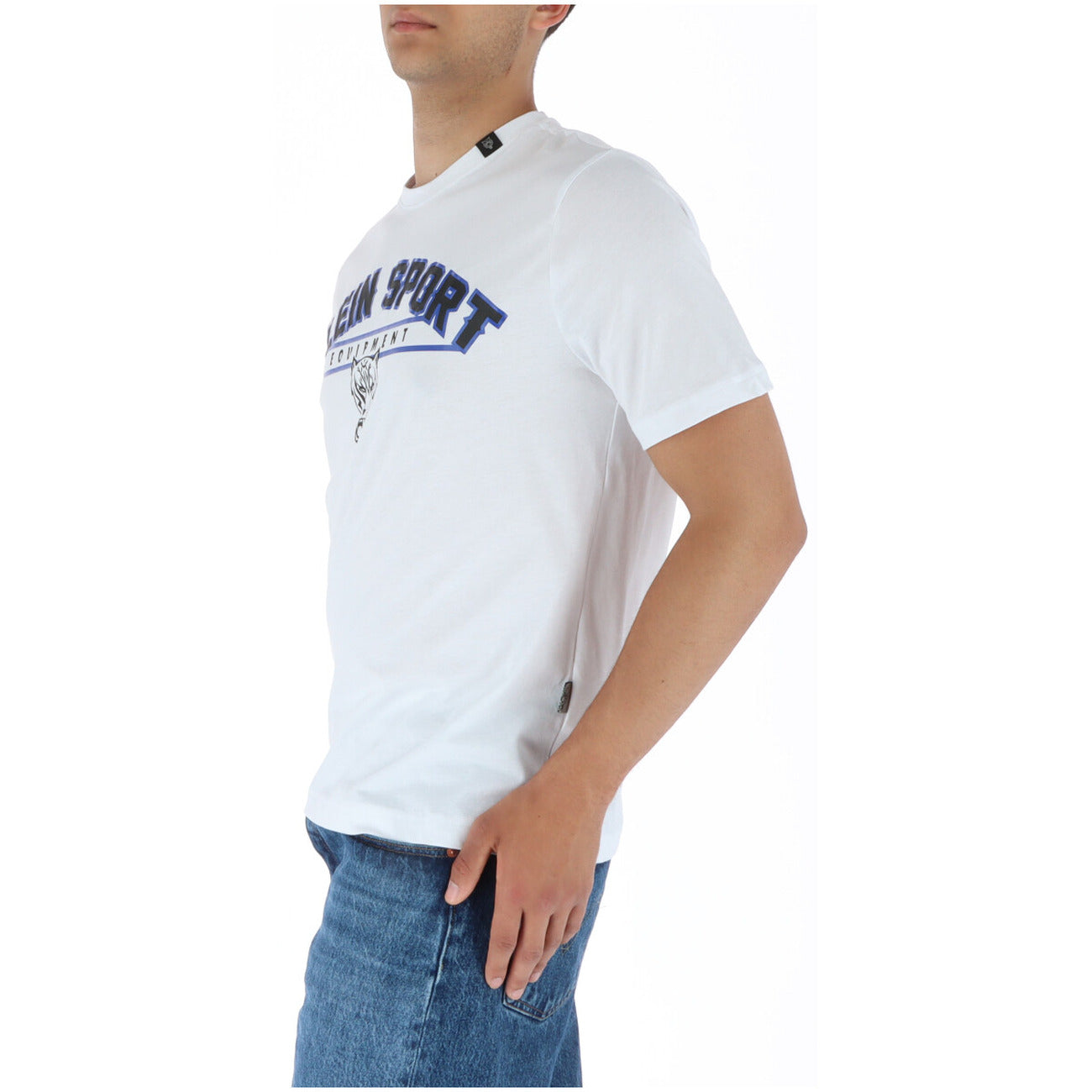 443846 Plein Sport T-Shirt Bianco Stampa Uomo