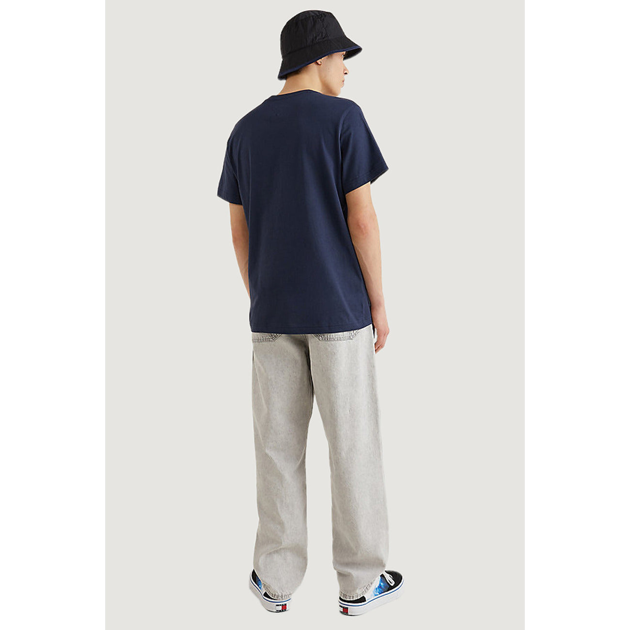 2412040 Tommy Hilfiger Jeans T-Shirt Blu Monocromo Uomo