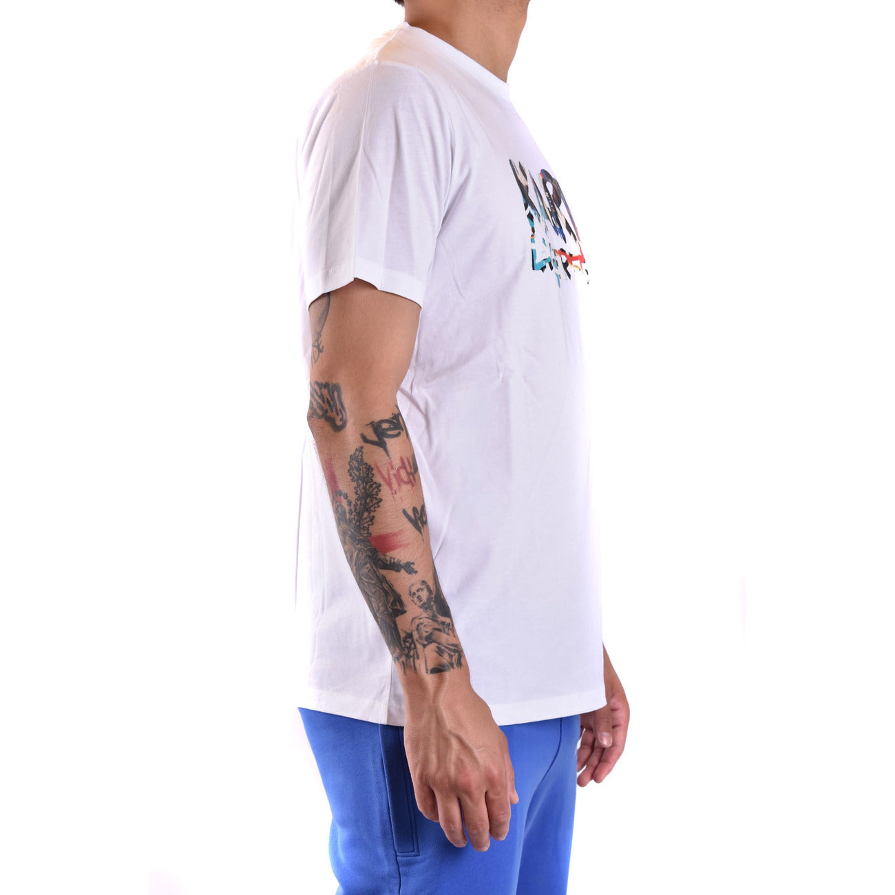 2442908 Karl Lagerfeld T-shirt Bianca Stampa Uomo