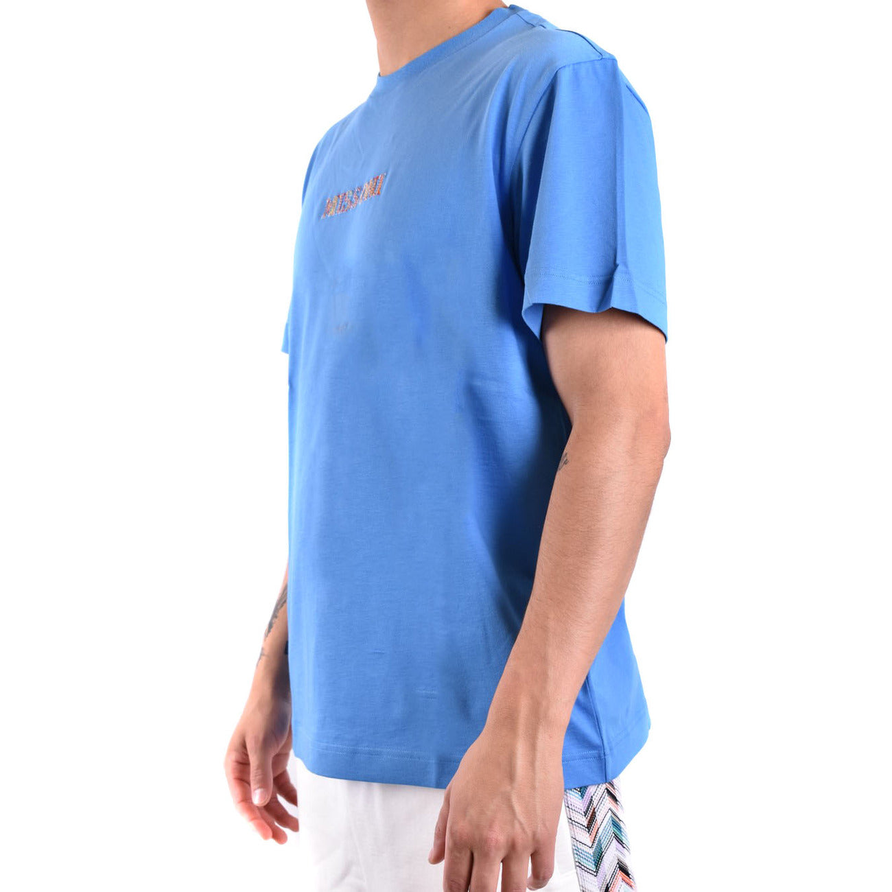 2431010 Missoni T-shirt Turchese Stampa Uomo