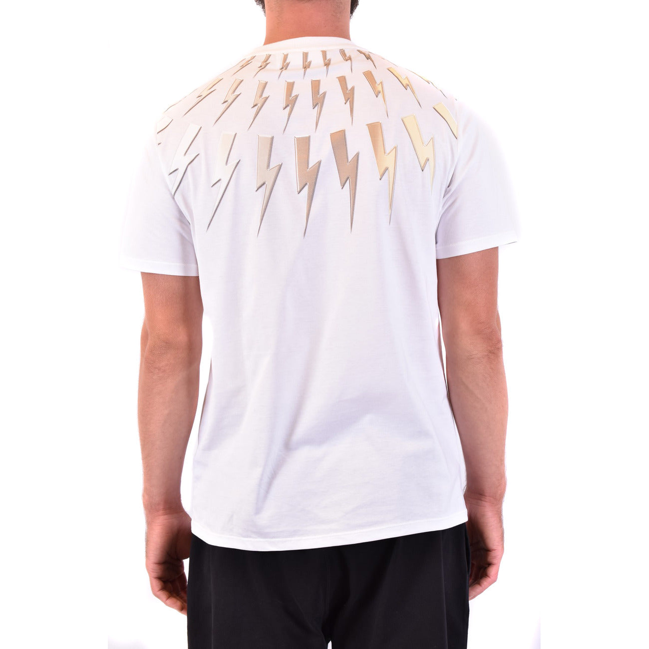 2431752 Neil Barrett T-shirt Bianca Stampa Uomo