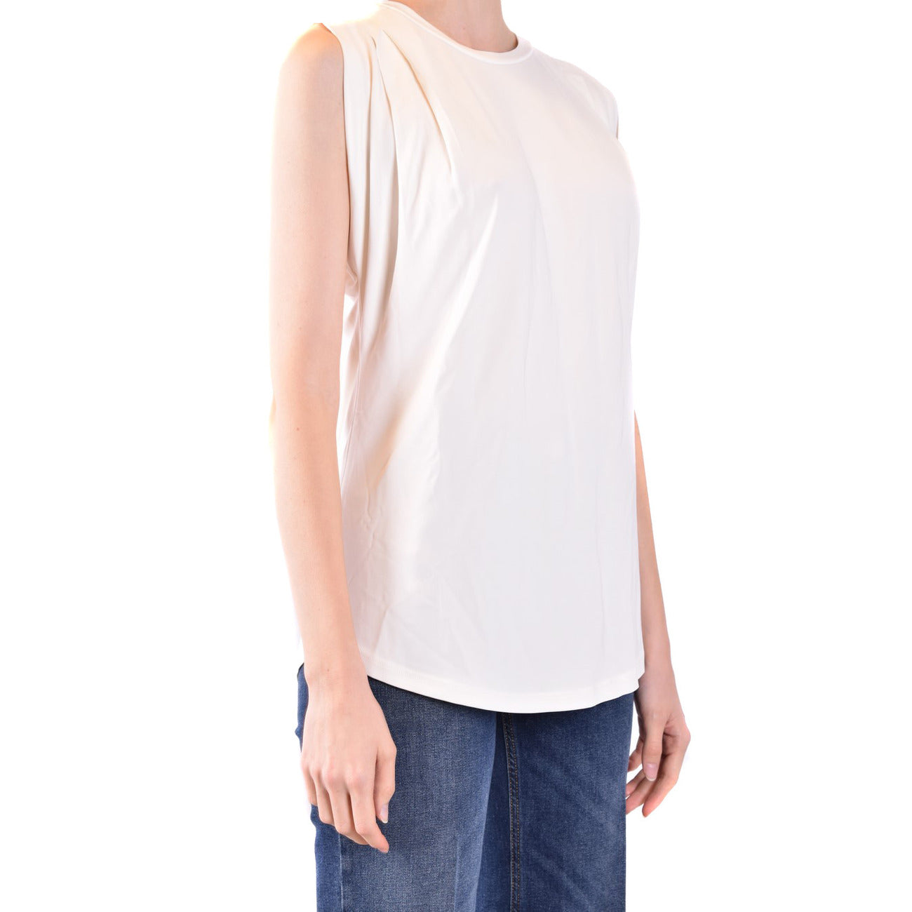 489609 Michael Kors Canotta Bianca Cotone Donna
