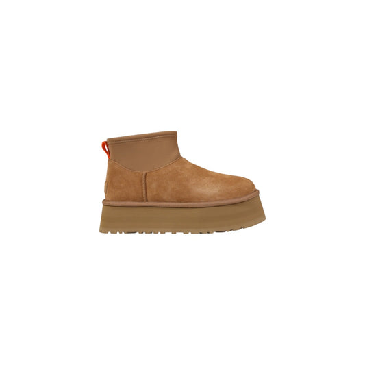 2422564 Ugg Stivali Donna Beige Camoscio Plateau