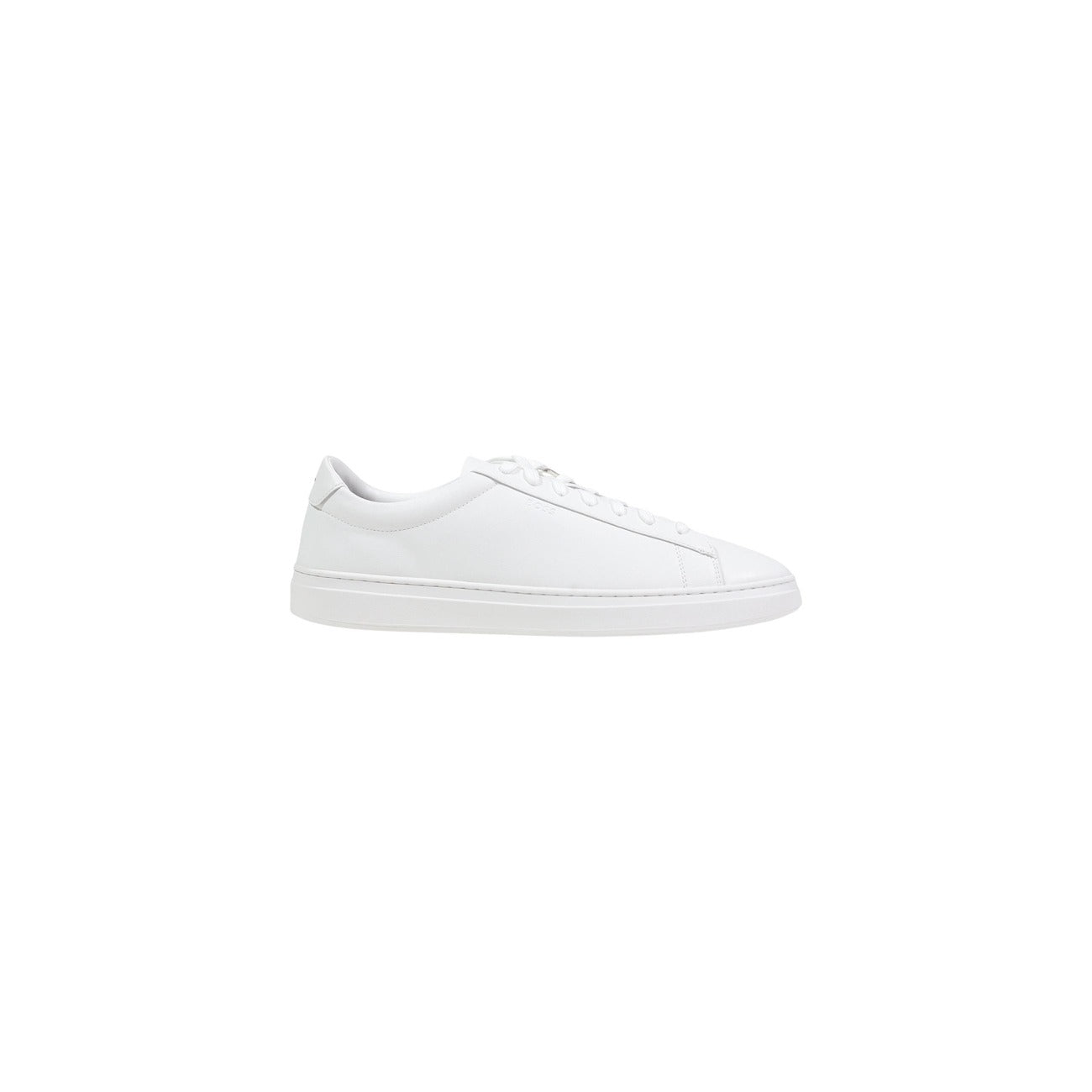 504047 Boss Sneakers Bianco Pelle Uomo