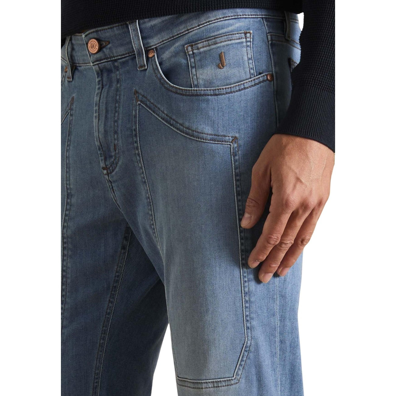 2458462 Jeckerson Jeans Azzurro Cotone Organico Uomo