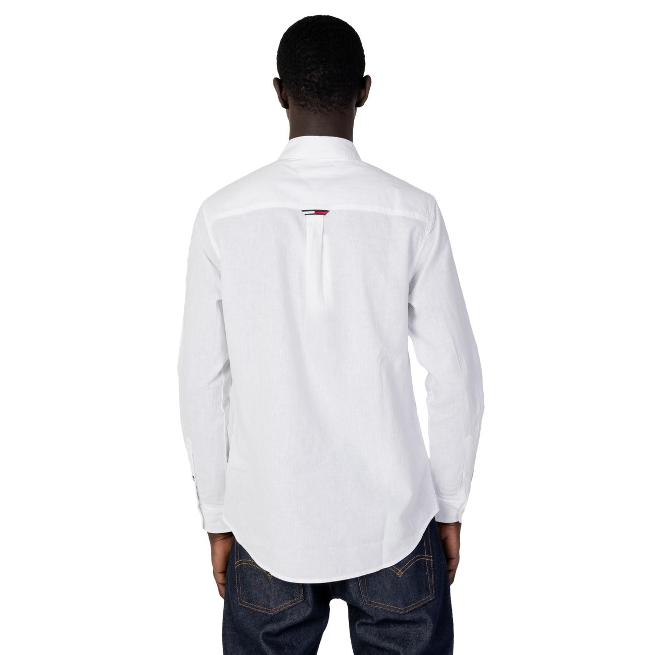 413542 Tommy Hilfiger Jeans Camicia Bianca Uomo