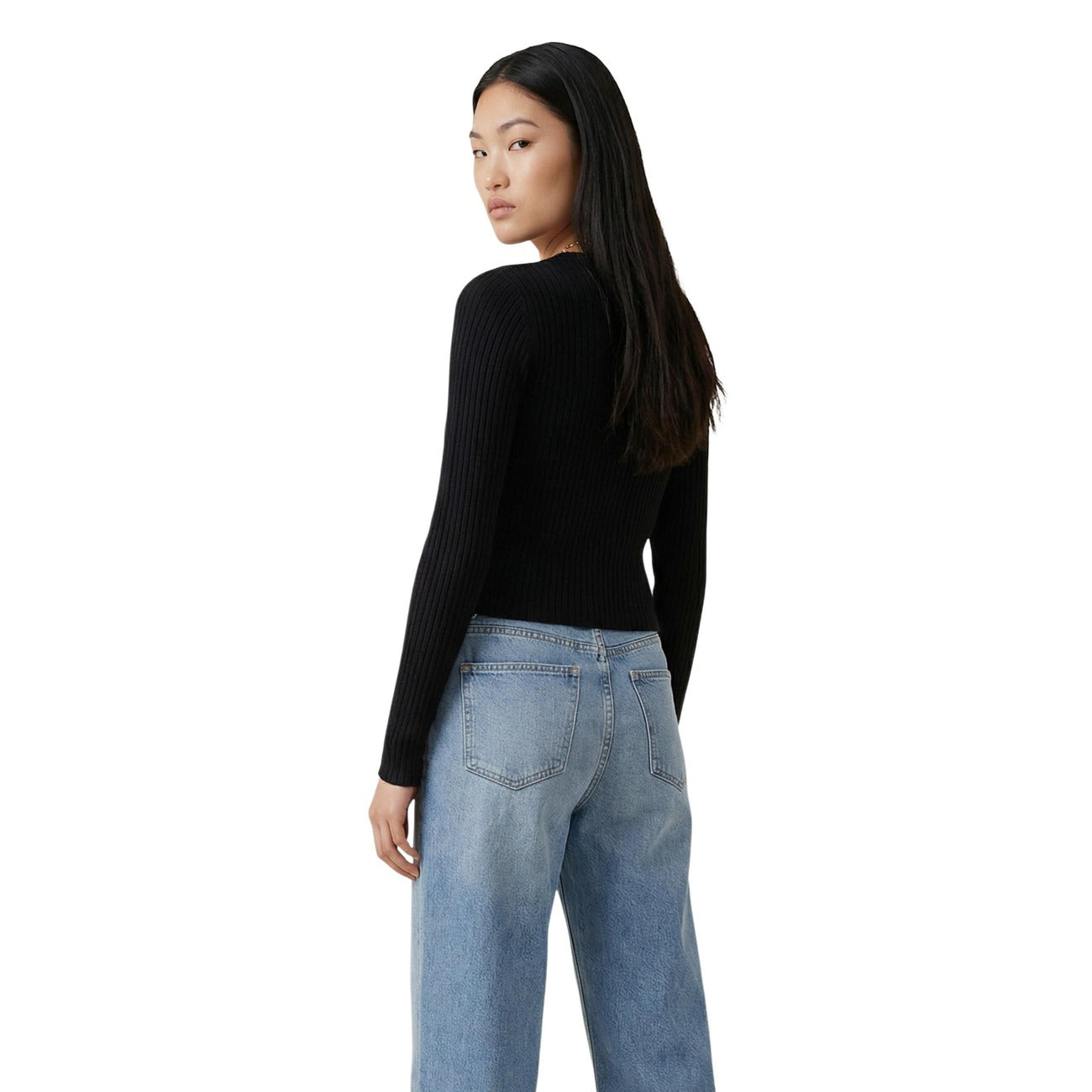 509230 Tommy Hilfiger Jeans Cardigan Nero Donna Primavera/Estate